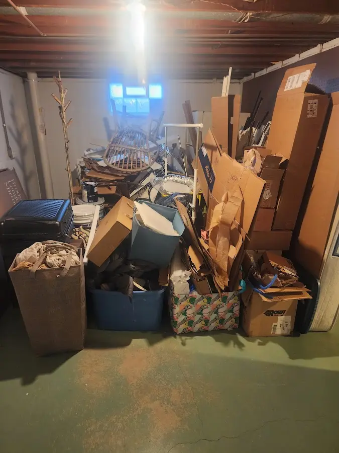 Roll-off dumpster container at job site for Construction Dumpster Rental in Indialantic